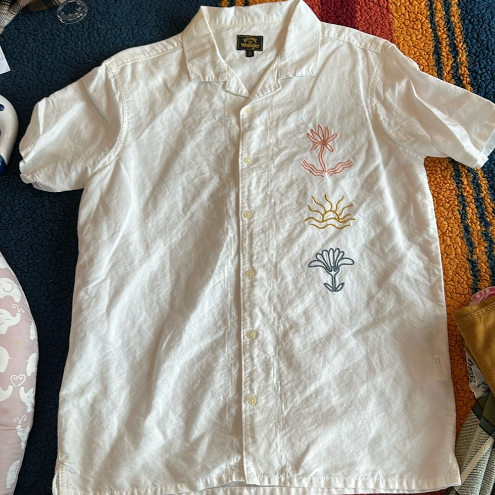 Billabong x Wrangler Sacred Sands Hemp Button down shirt organic cotton